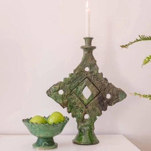 the nopo morocco beyond marrakech desert cross candleholder