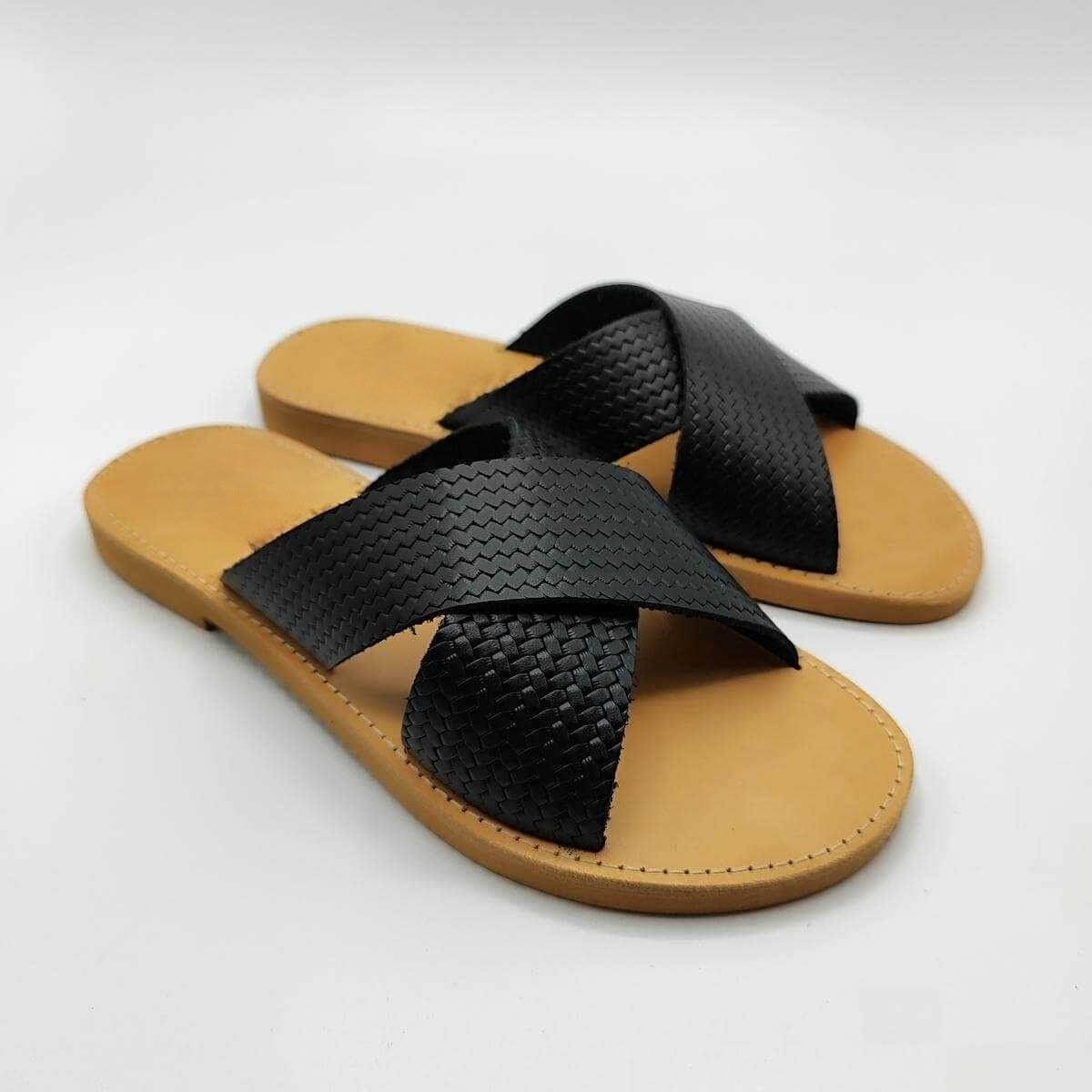 Leather sandals